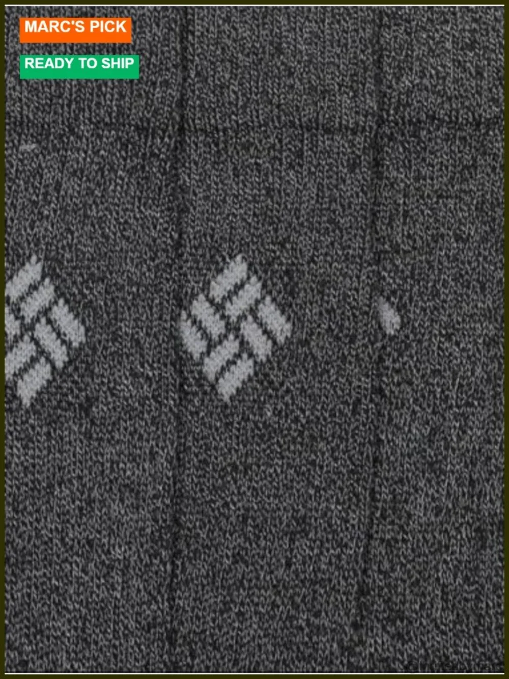 Men's Moisture Control Wool Blend Crew Socks 4-Pack with Odor Control